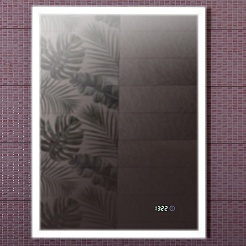 Бриклаер Зеркало Лофт 60 с часами – фотография-2