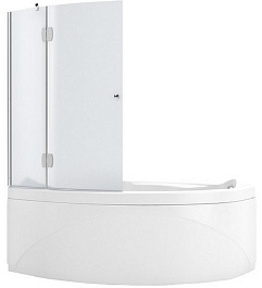 Aquanet Шторка на ванну AQ2-L матовое стекло – фотография-1