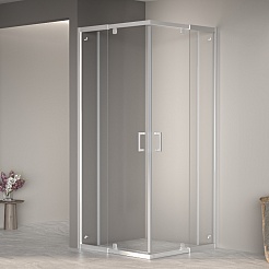 RGW Душевой уголок Passage PA-038 90x90 профиль хром стекло прозрачное – фотография-2