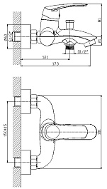 Orange Смеситель Alfi M18-100cr – фотография-2