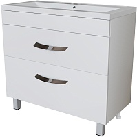 Mixline Тумба с раковиной Марго 80 белая