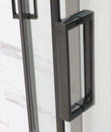 Frank Душевая кабина F412/2L M Black б/к – фотография-3