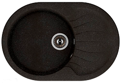 Dr. Gans Мойка гранитная Берта 760 черный – фотография-1