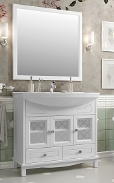 Opadiris Мебель для ванной Омега 85 белая матовая – фотография-1