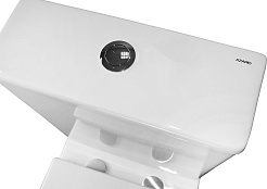 Azario Унитаз-компакт Blaise AZ-55-1 безободковый с бачком с сиденьем микролифт белый – фотография-13