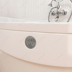 Фэма Ванна из литьевого мрамора Франческа (фурнитура хром) – фотография-5