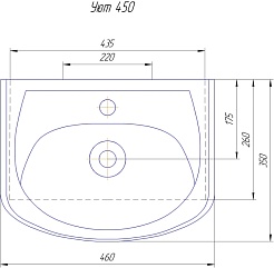 СанТа Мебель для ванной Родос 45 N белая – фотография-16