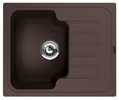 Florentina Мойка гранитная Таис 615 с крылом мокко – фотография-1