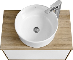 Акватон Столешница под раковину Либерти 70 дуб эльвезия – фотография-5