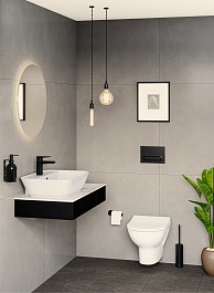 Vitra Смеситель для раковины Root Square A4273136EXP черный матовый – фотография-4