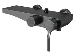 Mixline Душевая стойка 554233 вороненая сталь – фотография-6