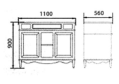 Атолл Мебель для ванной "Марсель 210" – фотография-7