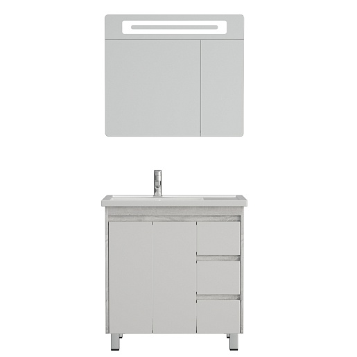 Corozo Мебель для ванной Остин 80, пайн белый – картинка-3