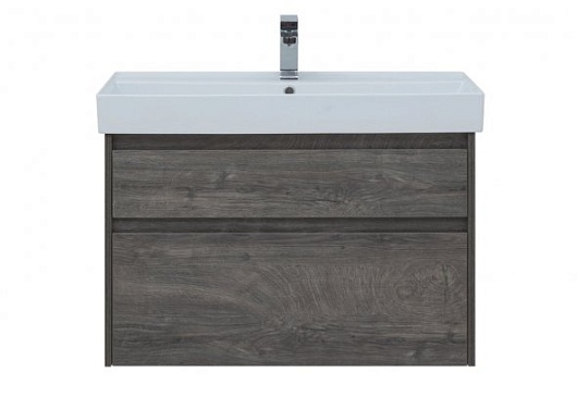 Aquanet Тумба с раковиной Nova Lite 90 2 ящика, дуб рошелье – картинка-9