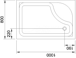 Royal Bath Душевой поддон BP RB 8100BP R – фотография-3