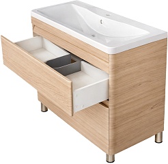 Vivon Тумба с раковиной Atwood 80 напольная дерево – фотография-6