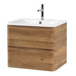 BelBagno Тумба с раковиной Albano 70 подвесная Rovere Rustico – фотография-1