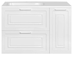 Style Line Тумба с раковиной Альба 90 L подвесная – фотография-1