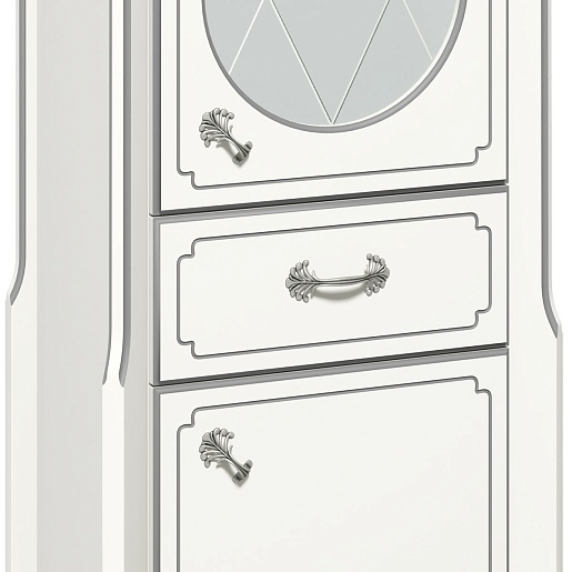  Пенал для ванной Luise белый – фотография-6