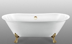 Magliezza Акриловая ванна на лапах  Ottavia   (165х76) ножки бронза