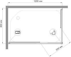 Royal Bath Душевой уголок HPD-T 120х80х185 – фотография-4