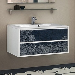 Акватон Тумба с раковиной "Римини 100" ажур – фотография-5