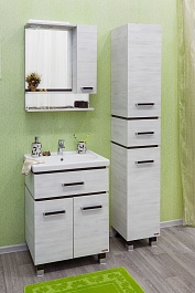 Sanflor Зеркало-шкаф Техас 70 венге, северное дерево светлое, R – фотография-4