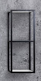 Cezares Двухъярусная подвесная полка Cadro 30 Nero – фотография-1