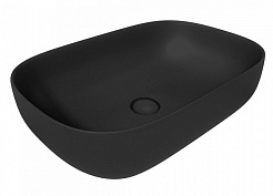 Teymi Накладная мебельная раковина Solli 60 artceramic чёрный матовый T50397 – фотография-1