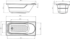 Poseidon Акриловая ванна Mila 150x70 – фотография-3