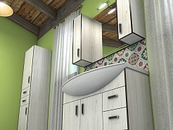 Какса-а Зеркало-шкаф Винтер 105 – фотография-6