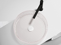 Ceramicanova Мебельная раковина Cristal 36 CN6061 розовая – фотография-11