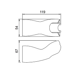 Iddis Держатель для душевой лейки 050CP00I53 – фотография-2