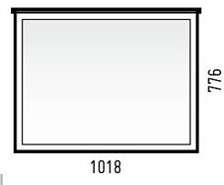 Corozo Зеркало Таормина 105 – фотография-2