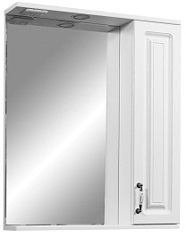 Stella Polare Зеркало-шкаф Кармела 65/С ольха белая – фотография-1