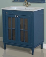 Атолл Тумба для умывальника Милана синяя