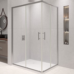 RGW Душевой уголок Passage PA-146 120x80 профиль хром стекло прозрачное – фотография-1