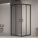 RGW Душевой уголок Passage PA-030B 80x80 профиль черный стекло прозрачное – фотография-6