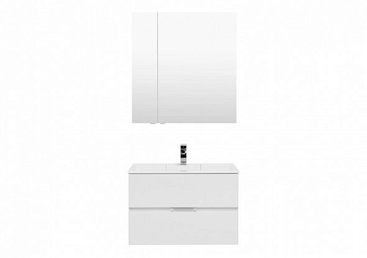 Aquanet Мебель для ванной Алвита 80 белая – фотография-4