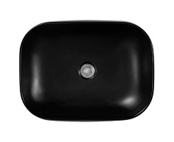 Aquatek Накладная раковина 56/42 AQ5526-MB матовая черная – фотография-2