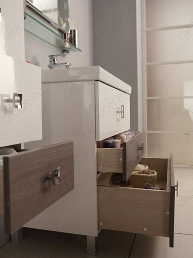 Акватон Мебель для ванной "Стамбул 105" ZSH эбони светлый – картинка-9