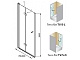 Kolpa San Душевая дверь в нишу Terra flat TV/S 80 L – фотография-4