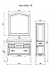 ASB-Woodline Тумба с раковиной Модерн 105 антикварный орех – фотография-30