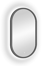 Continent Зеркало Prime Gray Led 450x800 – фотография-4