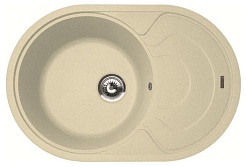Florentina Мойка гранитная Родос 760 с крылом шампань – фотография-1