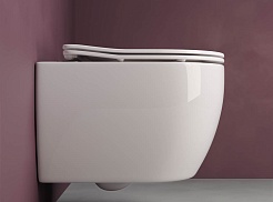 Ceramicanova Подвесной унитаз Play Rimless CN3001 белый – фотография-3