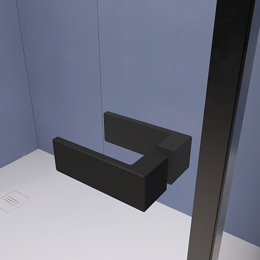 RGW Душевой уголок Stilvoll SV-030B 100x100 профиль черный стекло прозрачное – картинка-5