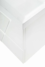 BelBagno Тумба с раковиной Vittoria 100 подвесная Bianco Opaco с раковиной BB1000/450-LV-ART-AST-NERO – фотография-10