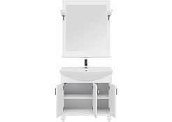 Aquanet Комплект мебели Валенса NEW 85 белый – фотография-4