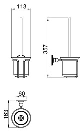 Timo Ершик для унитаза Nelson 160061/02 – фотография-2